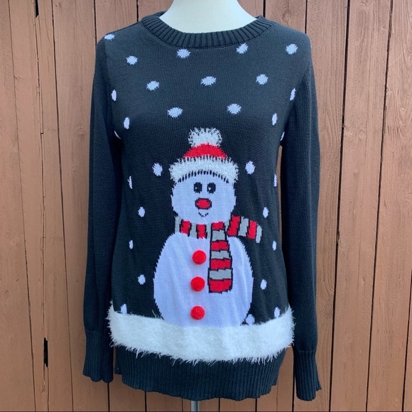 Mesh & Lace | NWT Size Small Snowman Ugly Christmas Sweater - Picture 11 of 16